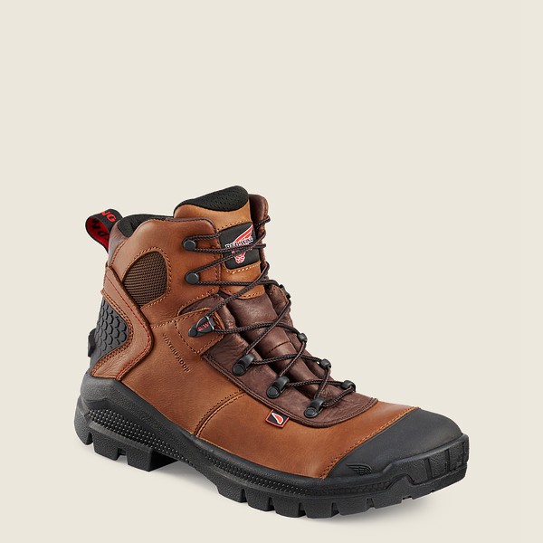 Red Wing Safety Boots Crv™ - 6-Inch Waterproof Toe - Brune/Svart - Herre 2970-SYJMI